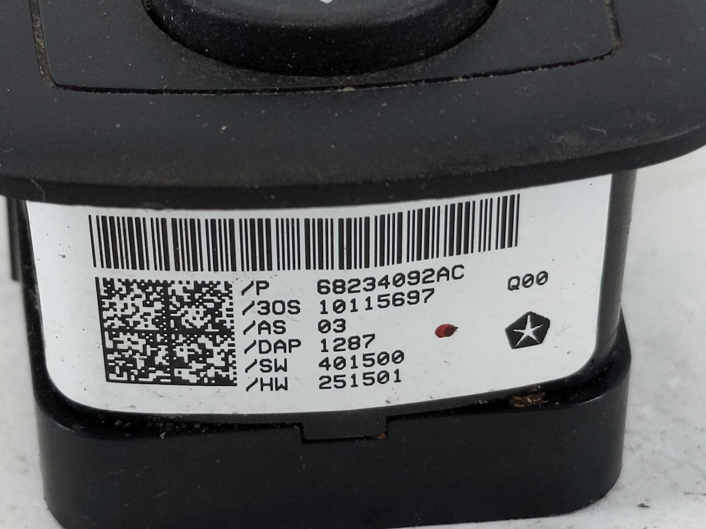 2017-2022 Chrysler Pacifica Master Power Window Switch Replacement Driver Side Left P/N:68234092AC Fits OEM Used Auto Parts 