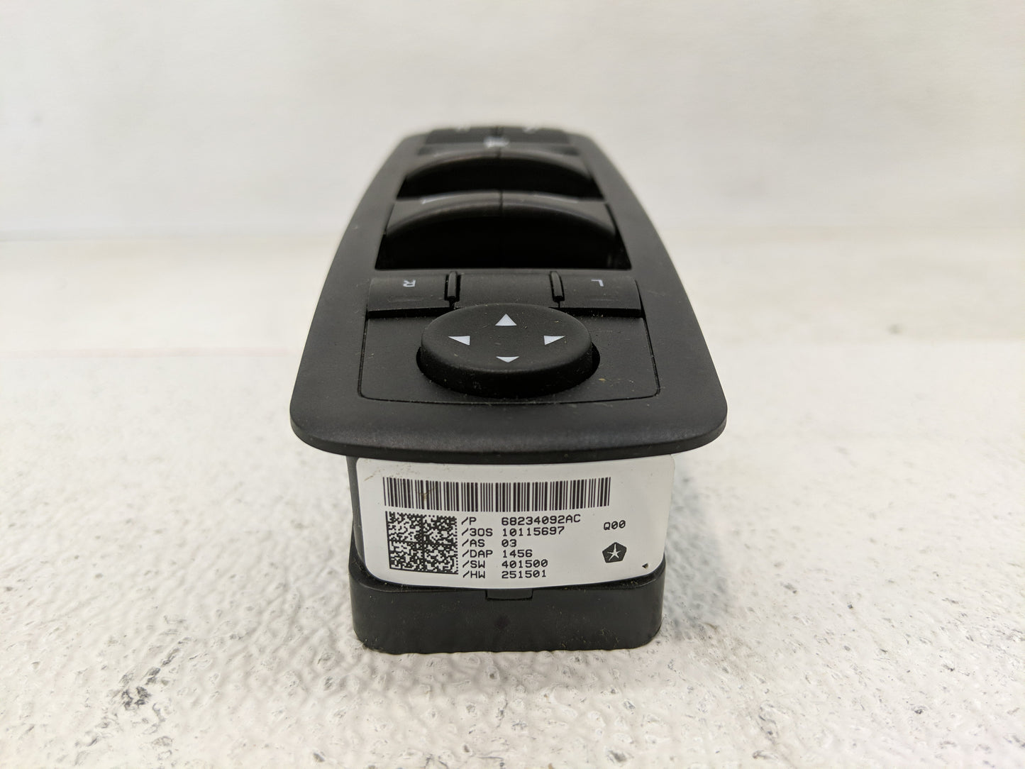 2017-2022 Chrysler Pacifica Master Power Window Switch Replacement Driver Side Left P/N:68234092AC Fits OEM Used Auto Parts 