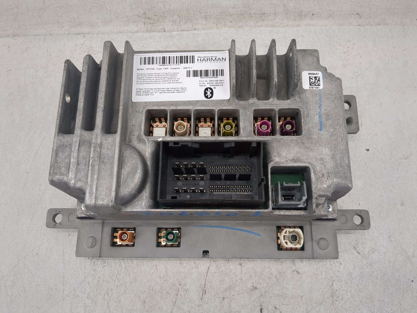 2017 Chrysler Pacifica Radio AM FM Cd Player Receiver Replacement P/N:6434C-BE2801 Fits OEM Used Auto Parts - Oemusedautopar