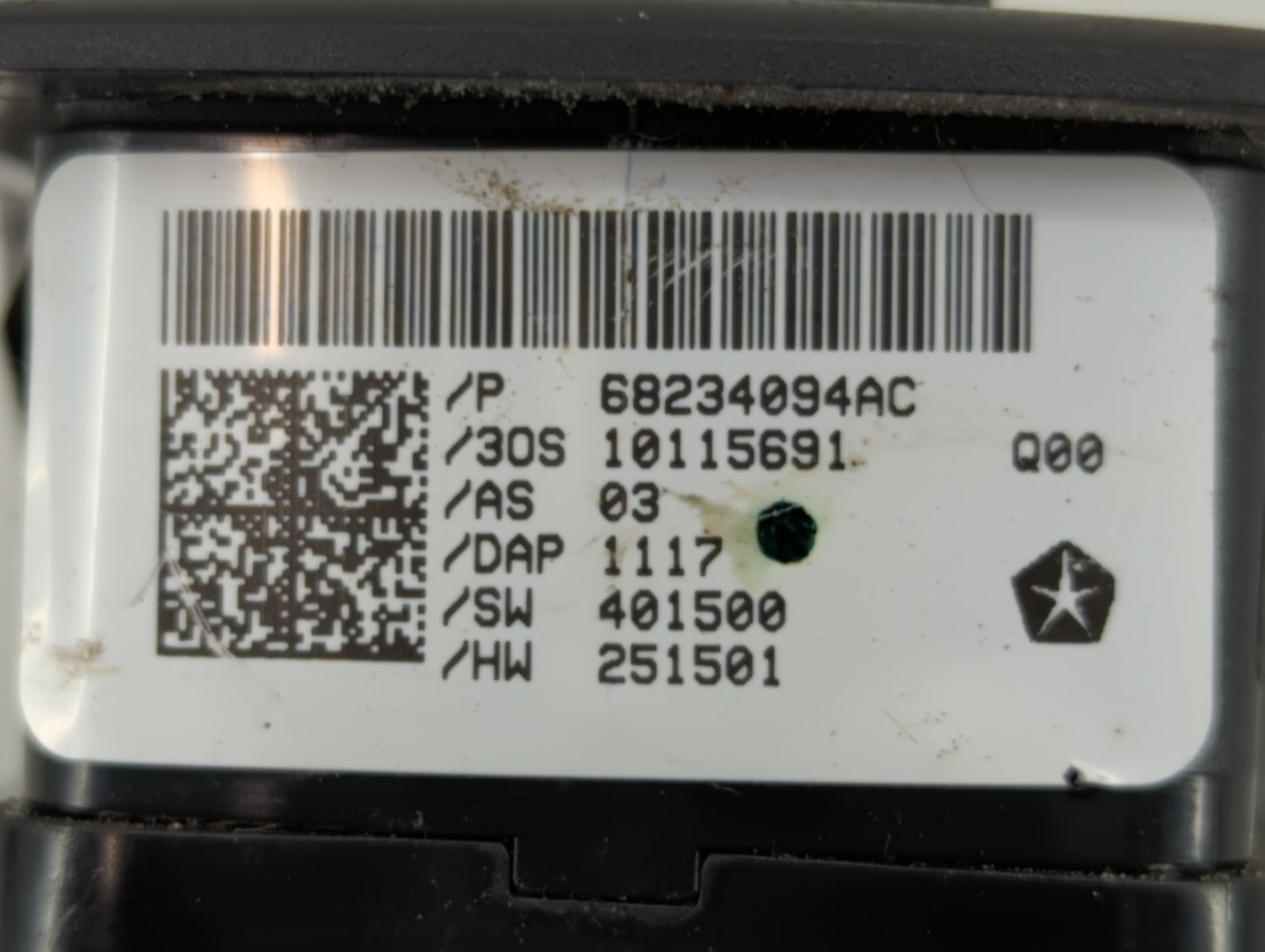 2017-2022 Chrysler Pacifica Master Power Window Switch Replacement Driver Side Left P/N:68234094AC Fits OEM Used Auto Parts 