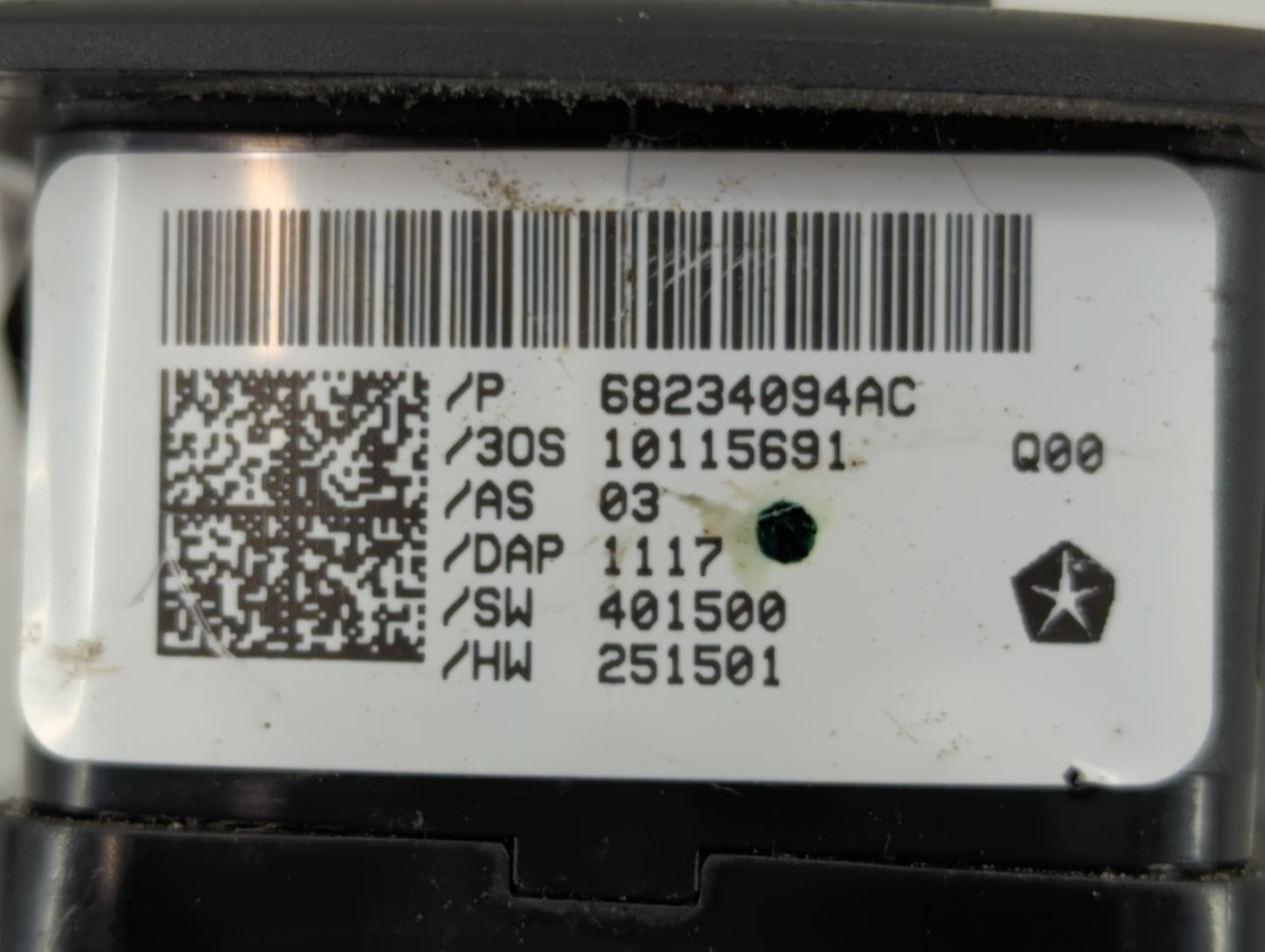 2017-2022 Chrysler Pacifica Master Power Window Switch Replacement Driver Side Left P/N:68234094AC Fits OEM Used Auto Parts 