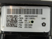 2017-2022 Chrysler Pacifica Master Power Window Switch Replacement Driver Side Left P/N:68234094AC Fits OEM Used Auto Parts 