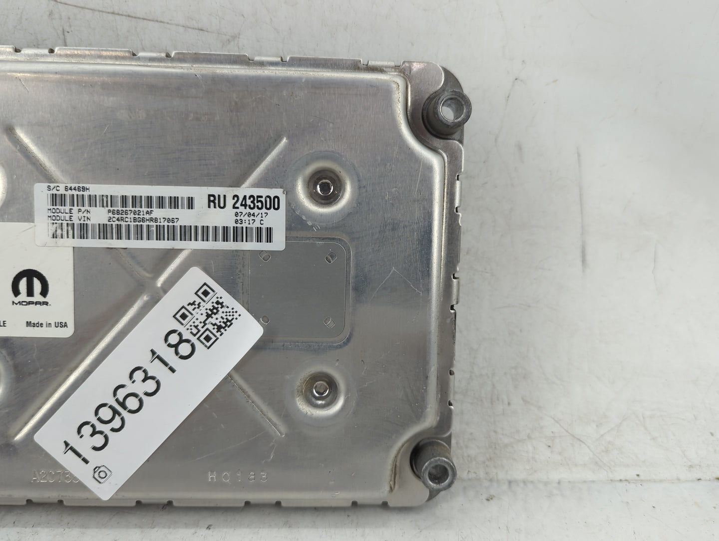 2017 Chrysler Pacifica PCM Engine Control Computer ECU ECM PCU OEM P/N:05150888AD Fits OEM Used Auto Parts - Oemusedautopart
