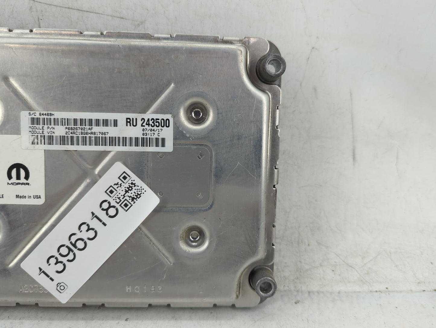 2017 Chrysler Pacifica PCM Engine Control Computer ECU ECM PCU OEM P/N:05150888AD Fits OEM Used Auto Parts - Oemusedautopart
