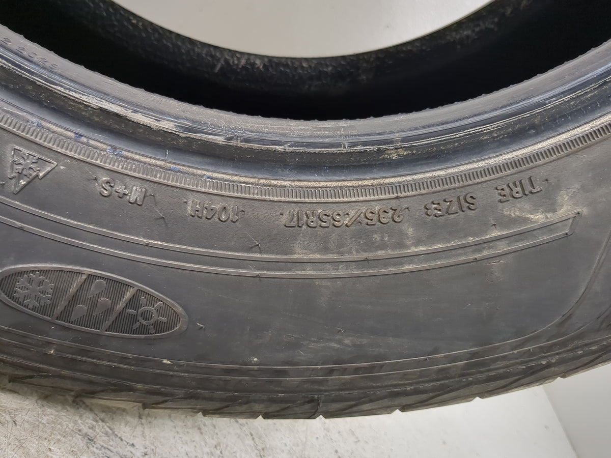 Used Tire 235/65R17 GOODYEAR ASSURANCE WEATHERREADY 104H - Tread Depth 8/32 - Oemusedautoparts1.com