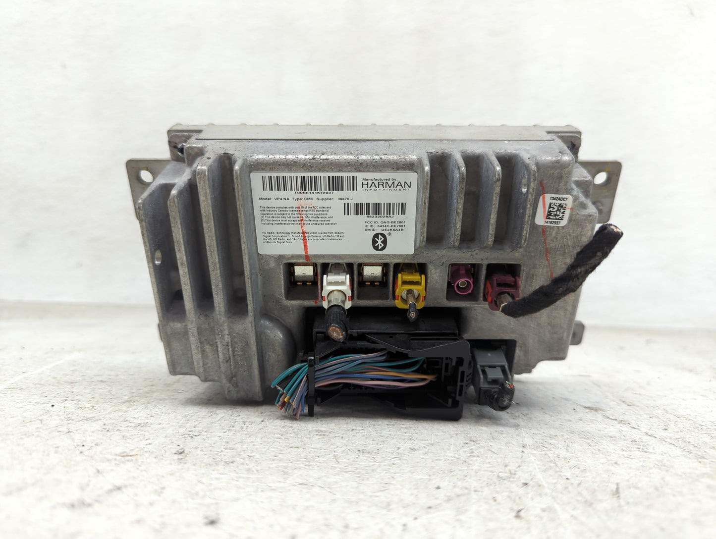 2017-2018 Chrysler Pacifica Radio AM FM Cd Player Receiver Replacement P/N:T00BE141672937 Fits Fits 2017 2018 OEM Used Auto 