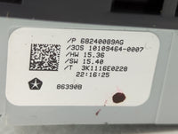 2017 Chrysler Pacifica Climate Control Module Temperature AC/Heater Replacement P/N:68240089AG Fits OEM Used Auto Parts - Oe
