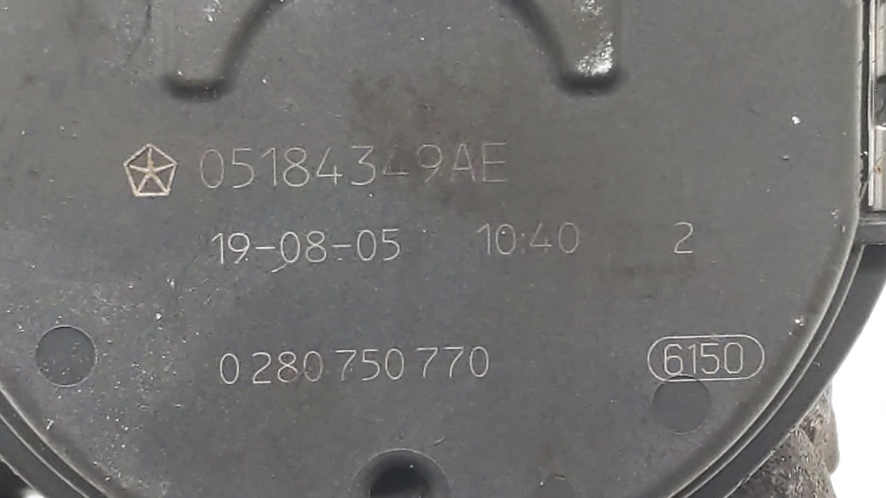 2017 Chrysler Pacifica Throttle Body P/N:05184349AF 05184349AD, 05184349AB Fits Fits 2011 2012 2013 2014 2015 2016 2018 2019