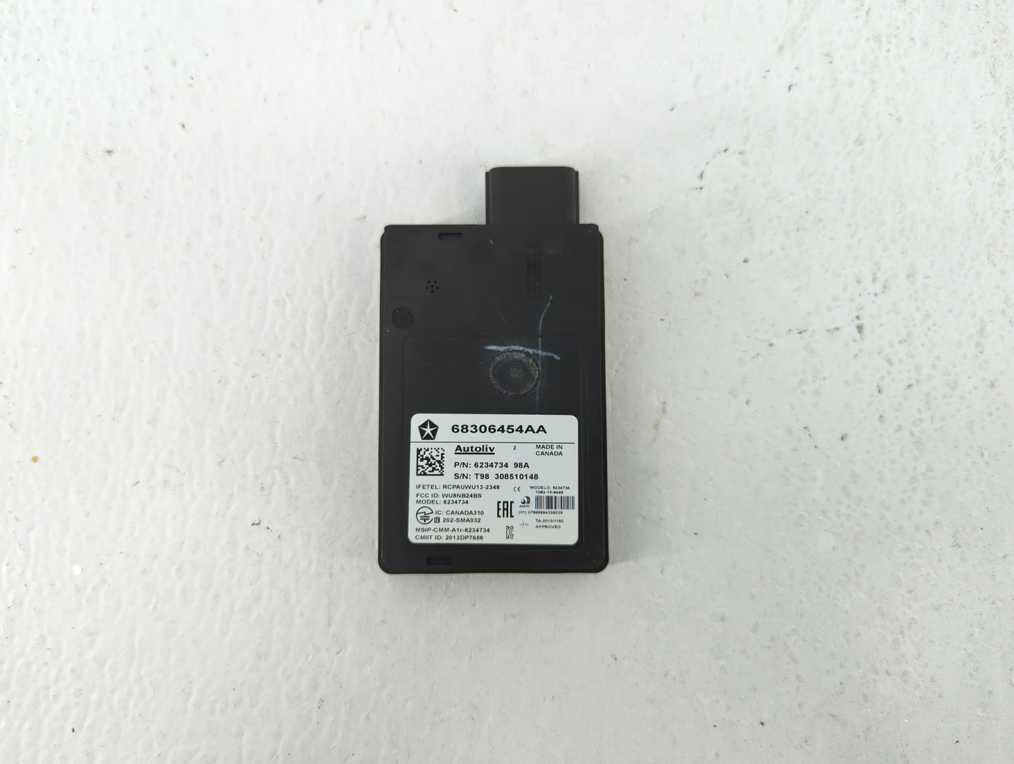 2017 Chrysler Pacifica Chassis Control Module Ccm Bcm Body Control - Oemusedautoparts1.com