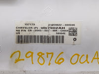 2017 Chrysler Pacifica Instrument Cluster Speedometer Gauges P/N:68227902AH Miles:110K Fits OEM Used Auto Parts - Oemusedaut