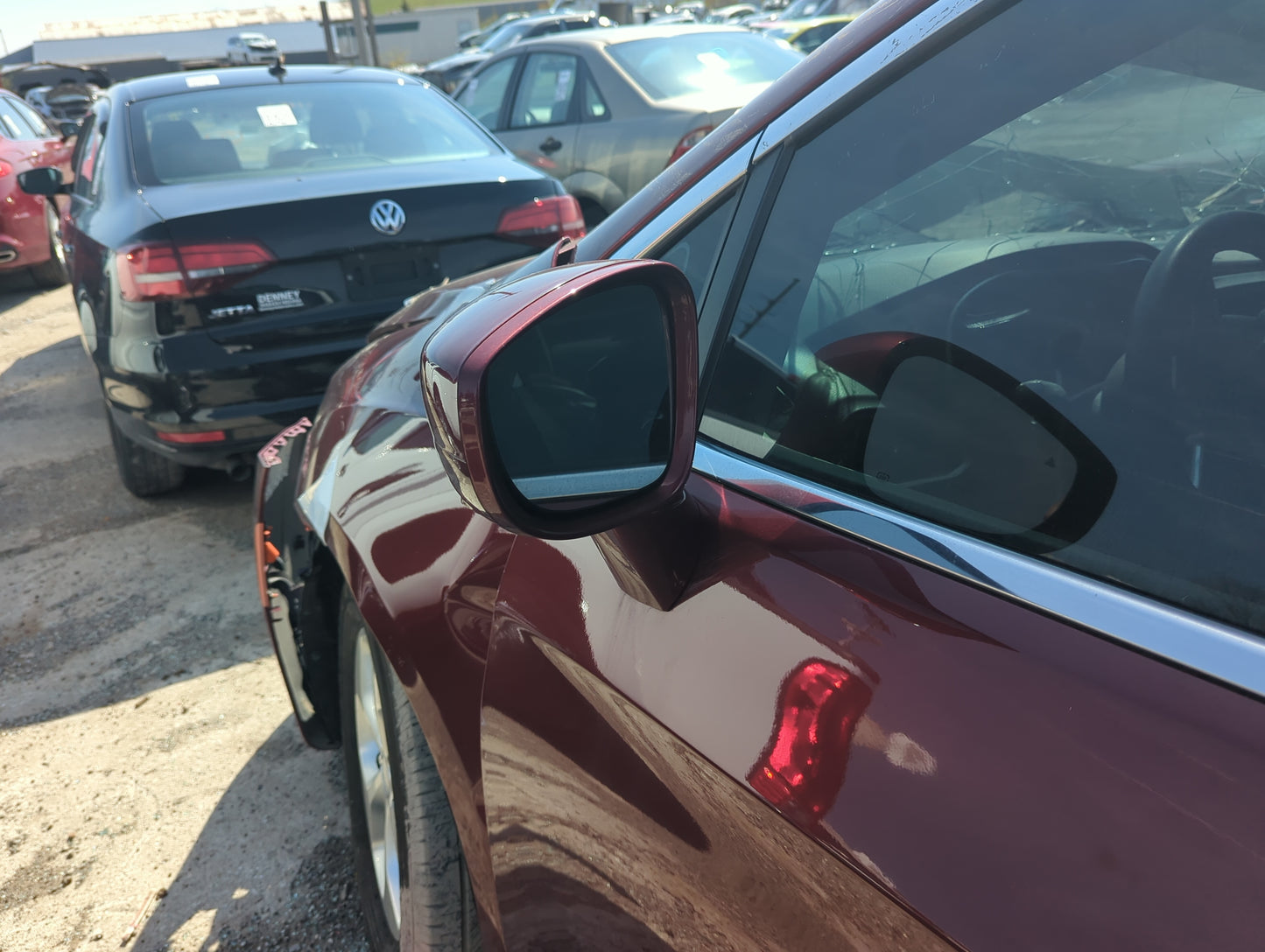 2017-2019 Chrysler Pacifica Driver Side View Mirror - Left Door Mirror OEM Used - Oemusedautoparts1.com