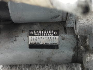 2017-2020 Chrysler Pacifica Car Starter Motor Solenoid OEM P/N:56029818AA Fits Fits 2017 2018 2019 2020 2022 OEM Used Auto Parts