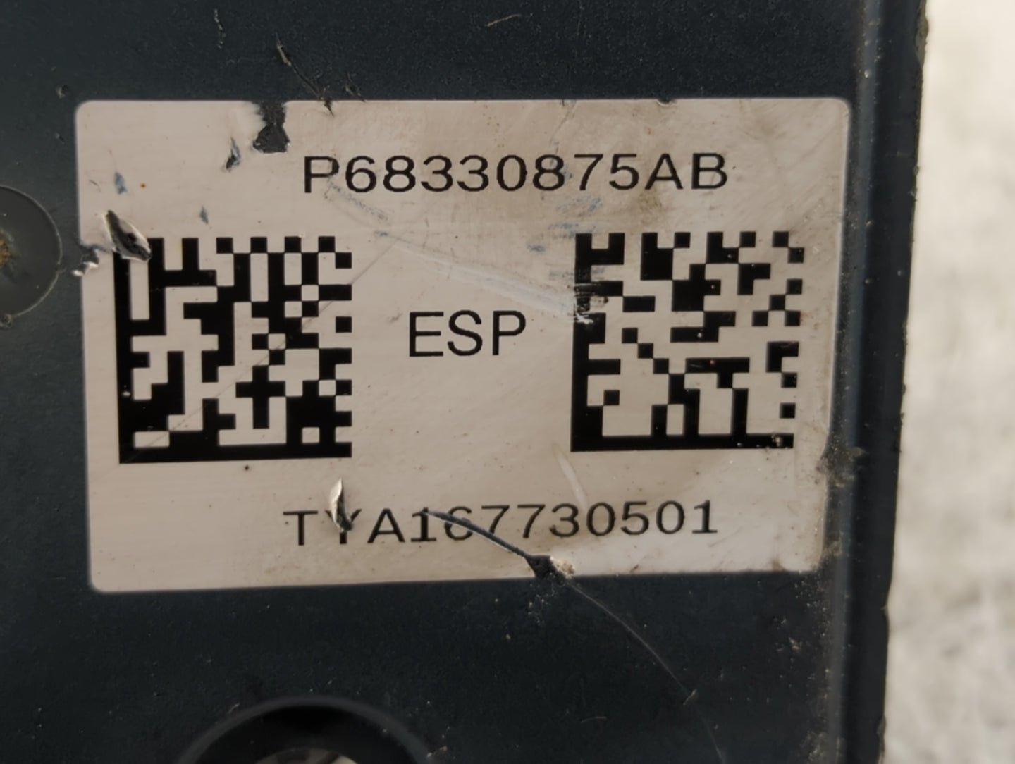 2017-2018 Chrysler Pacifica ABS Pump Control Module Replacement P/N:P68330875AB Fits Fits 2017 2018 OEM Used Auto Parts - Oe