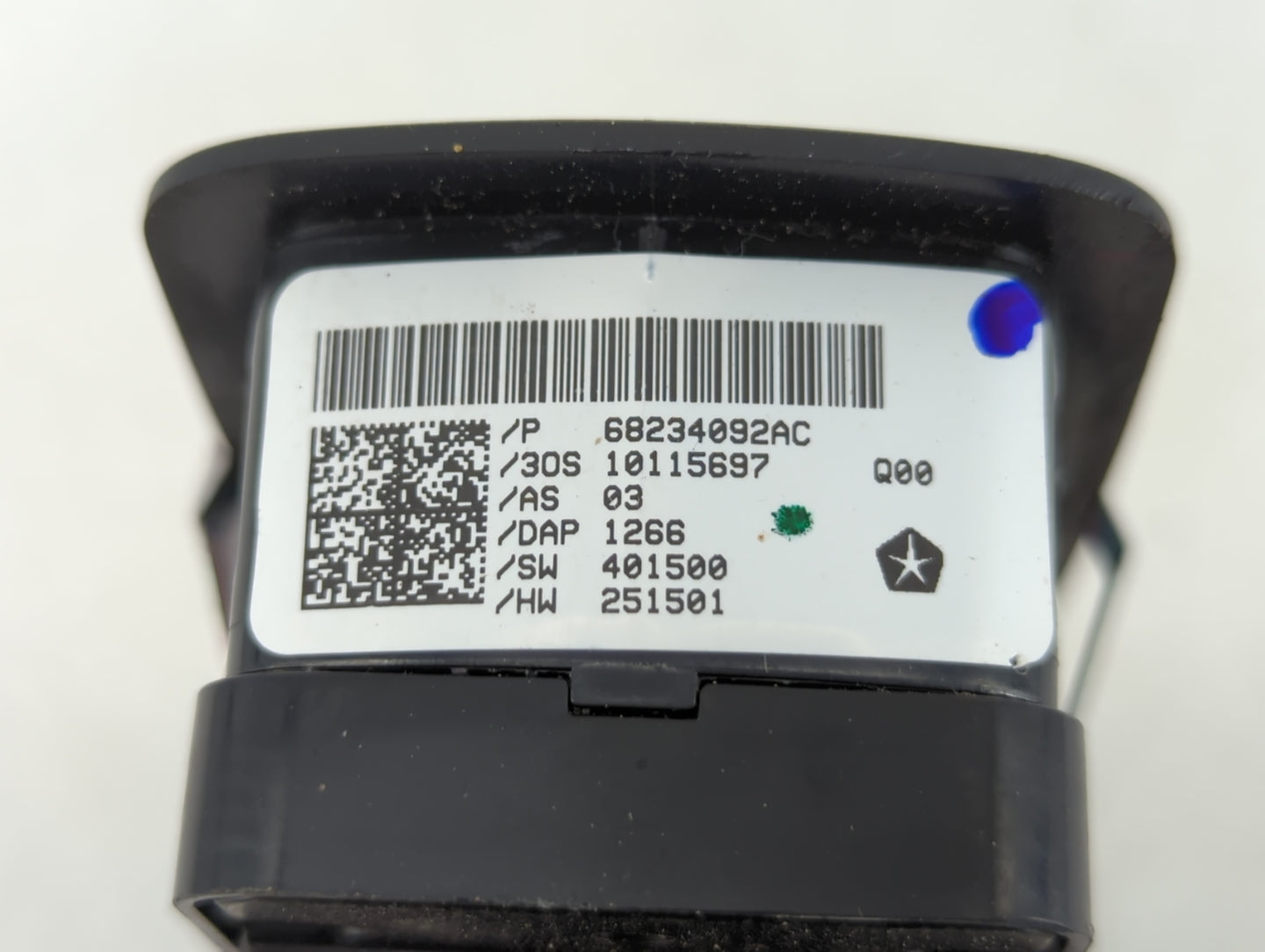2017-2022 Chrysler Pacifica Master Power Window Switch Replacement Driver Side Left P/N:68234092AC Fits OEM Used Auto Parts 