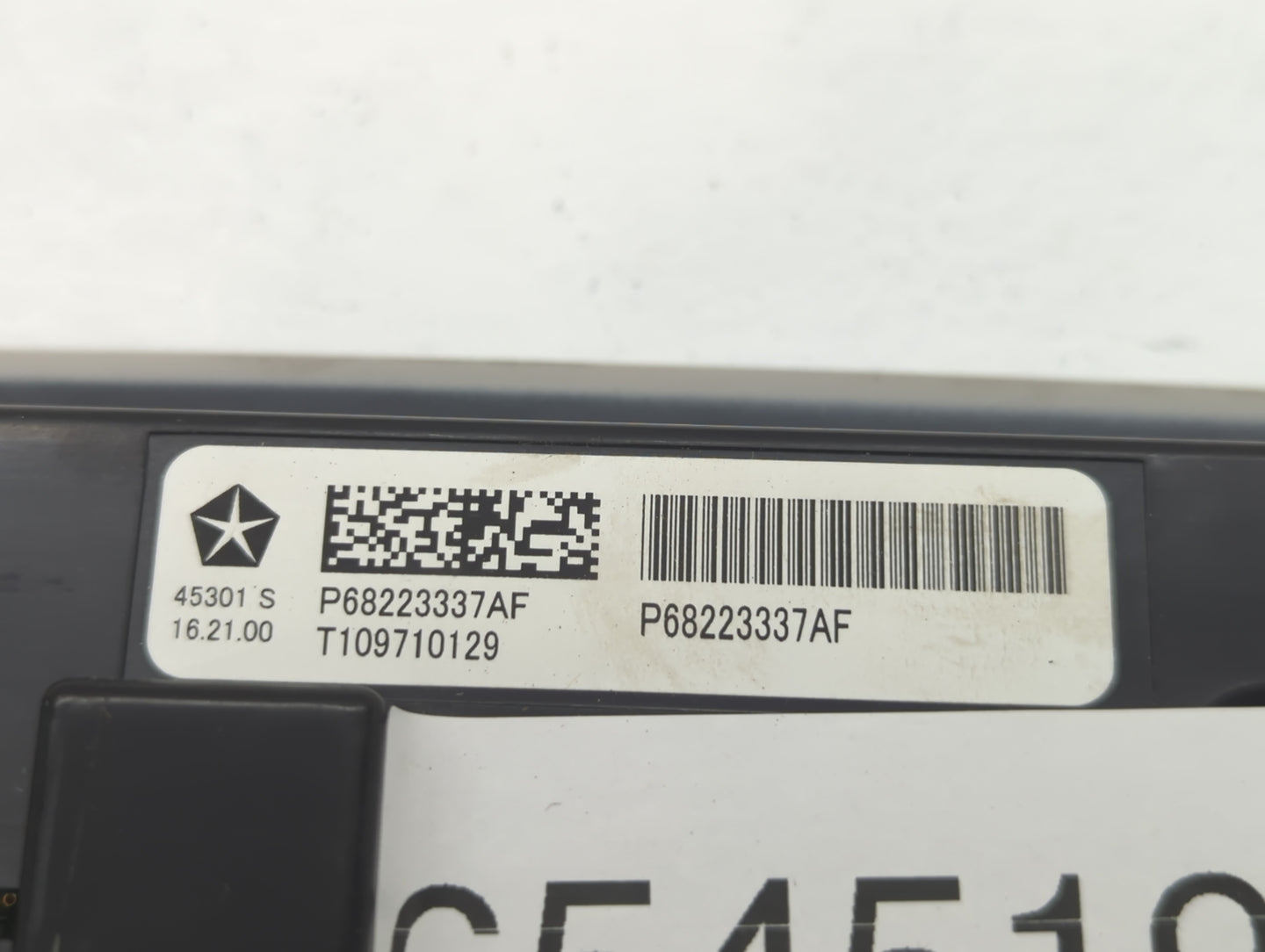 2017 Chrysler Pacifica Climate Control Module Temperature AC/Heater Replacement P/N:L0254973AA Fits OEM Used Auto Parts - Oe