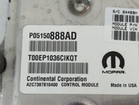 2017 Chrysler Pacifica PCM Engine Control Computer ECU ECM PCU OEM P/N:05150888AD Fits OEM Used Auto Parts - Oemusedautopart