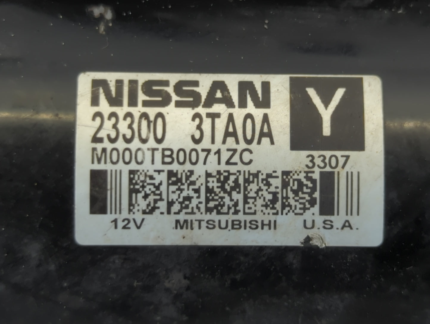 2017-2022 Chrysler Pacifica Car Starter Motor Solenoid OEM P/N:23300 3TA0A Fits Fits 2017 2018 2019 2020 2021 2022 OEM Used 