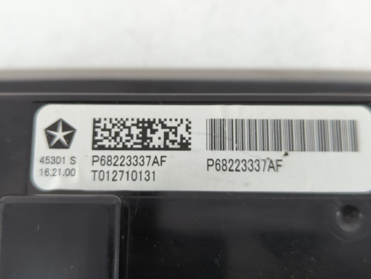2017-2021 Chrysler Pacifica Climate Control Module Temperature AC/Heater Replacement P/N:P68223337AF Fits OEM Used Auto Part