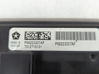 2017-2021 Chrysler Pacifica Climate Control Module Temperature AC/Heater Replacement P/N:P68223337AF Fits OEM Used Auto Part