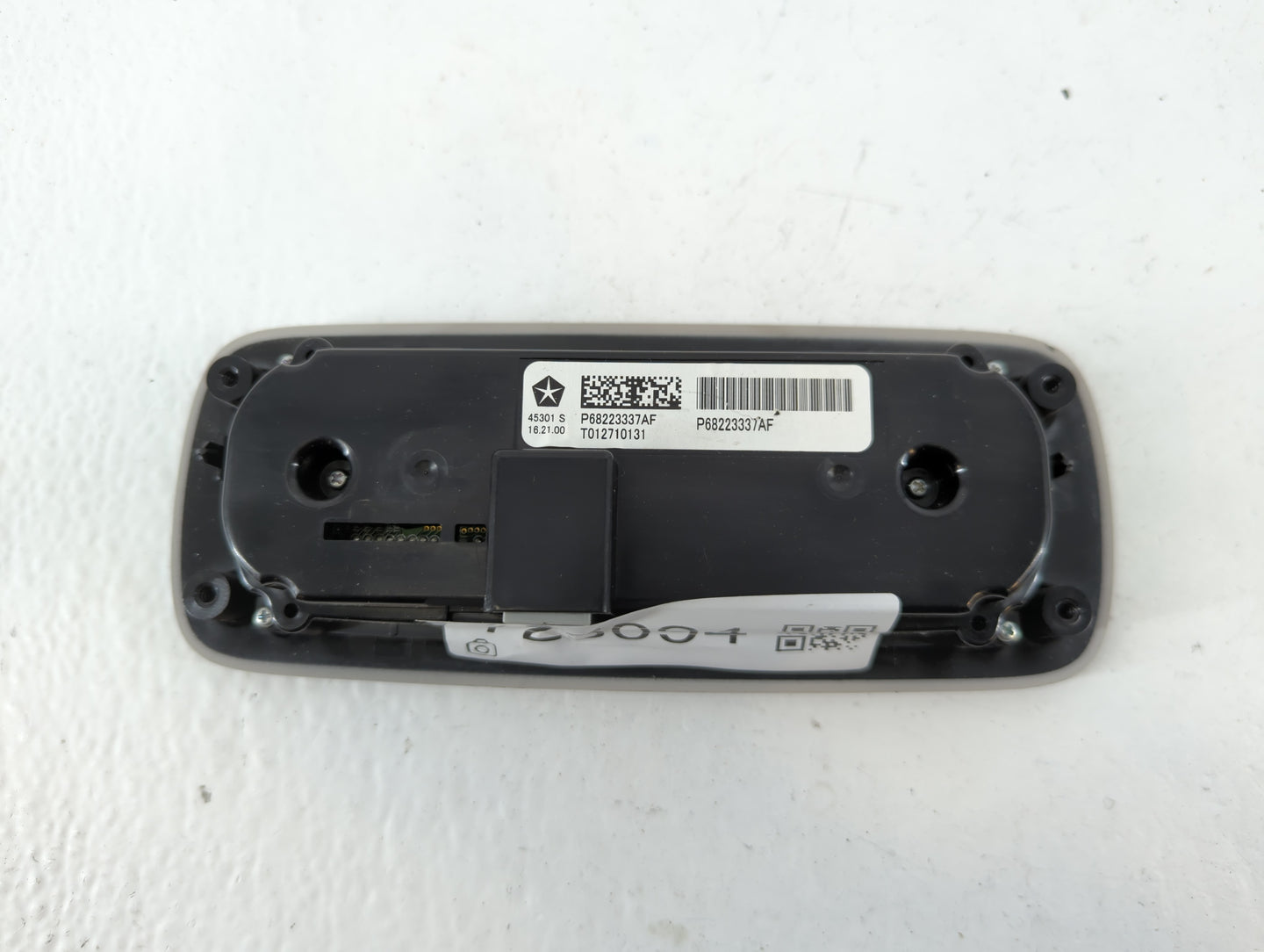 2017-2021 Chrysler Pacifica Climate Control Module Temperature AC/Heater Replacement P/N:P68223337AF Fits OEM Used Auto Part