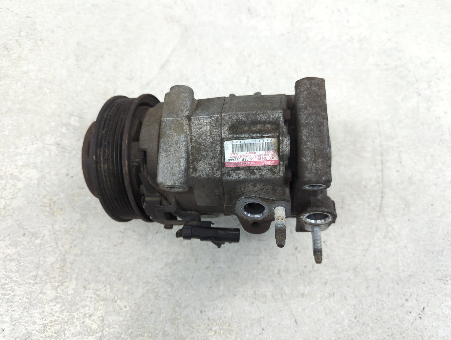 2011-2016 Chrysler Town & Country Air Conditioning A/c Ac Compressor Oem - Oemusedautoparts1.com
