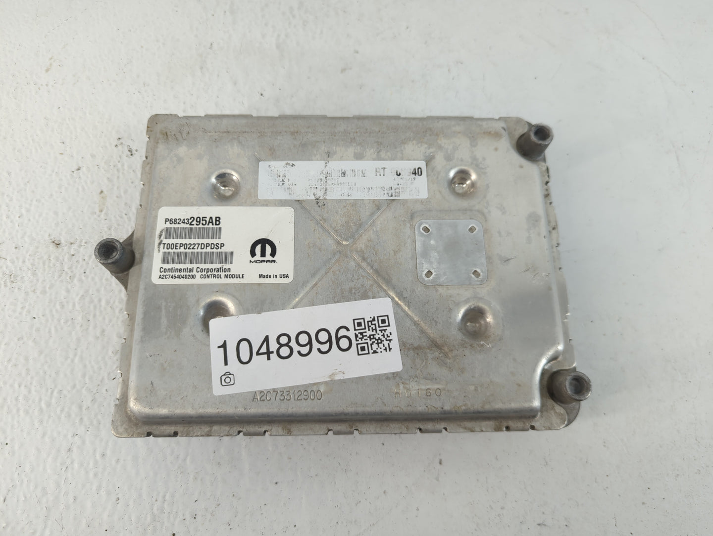 2017 Dodge Caravan PCM Engine Control Computer ECU ECM PCU OEM P/N:P68243295AB Fits Fits 2016 2018 2019 2020 OEM Used Auto P