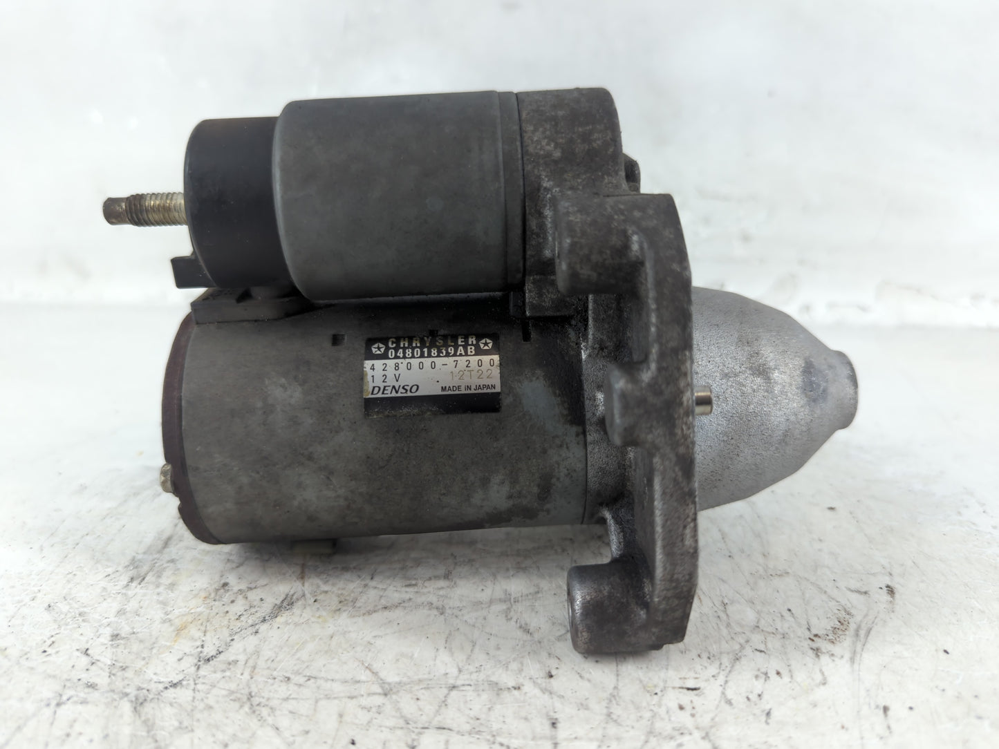 2017 Dodge Caravan Car Starter Motor Solenoid OEM P/N:428000-7200 04801839AB Fits OEM Used Auto Parts - Oemusedautoparts1.co
