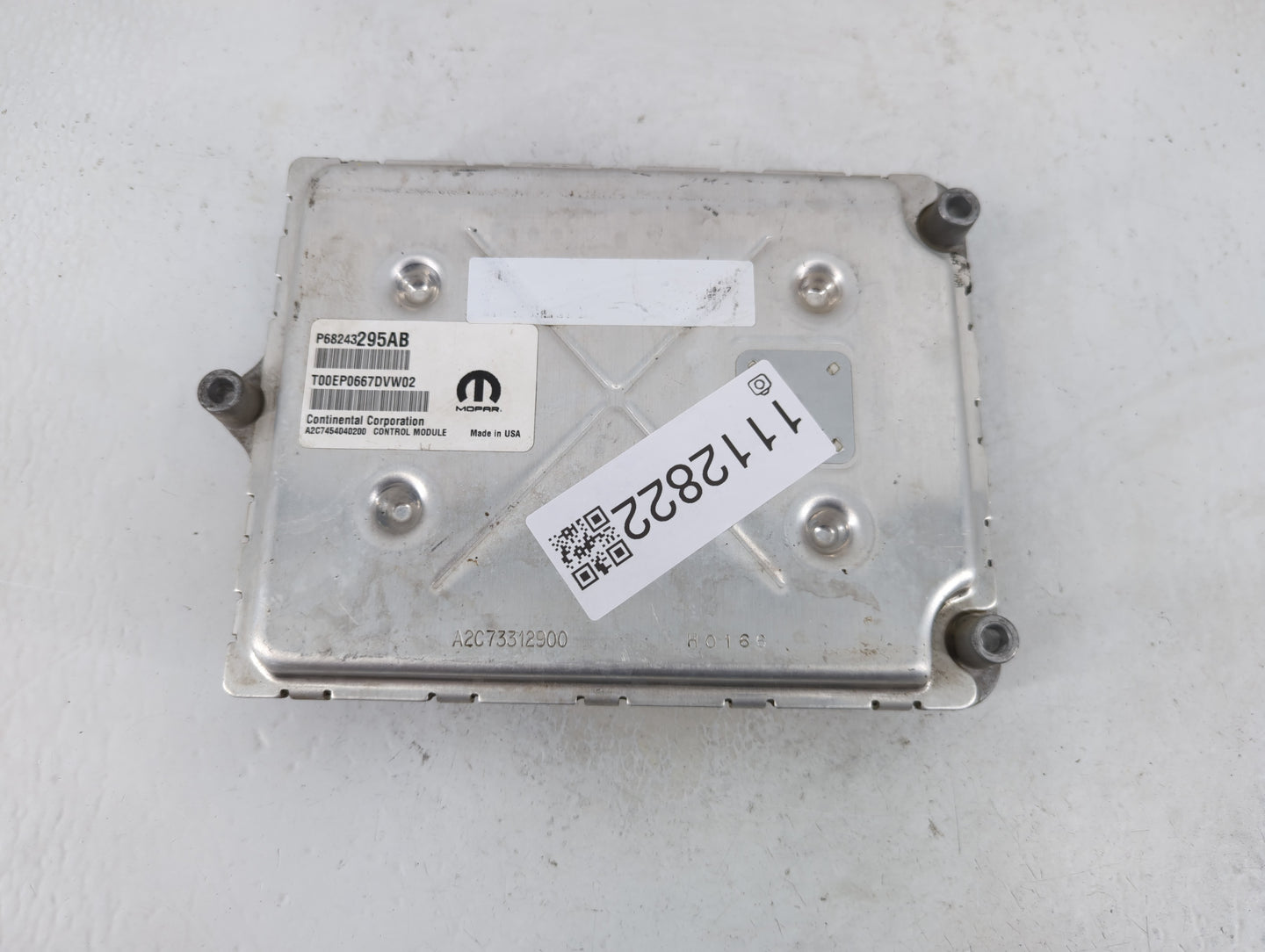 2017 Dodge Caravan PCM Engine Control Computer ECU ECM PCU OEM P/N:P68243295AB Fits Fits 2016 2018 2019 2020 OEM Used Auto P