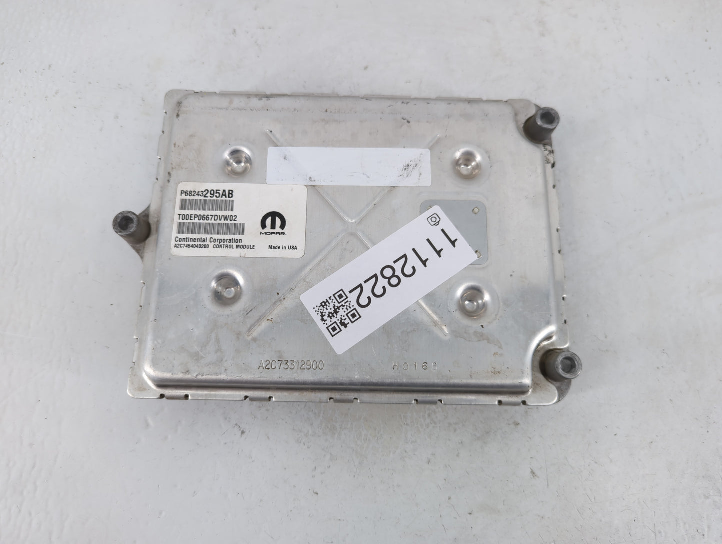 2017 Dodge Caravan PCM Engine Control Computer ECU ECM PCU OEM P/N:P68243295AB Fits Fits 2016 2018 2019 2020 OEM Used Auto P