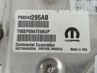 2017 Dodge Caravan PCM Engine Control Computer ECU ECM PCU OEM P/N:P682432295AB Fits Fits 2016 2018 2019 2020 OEM Used Auto 