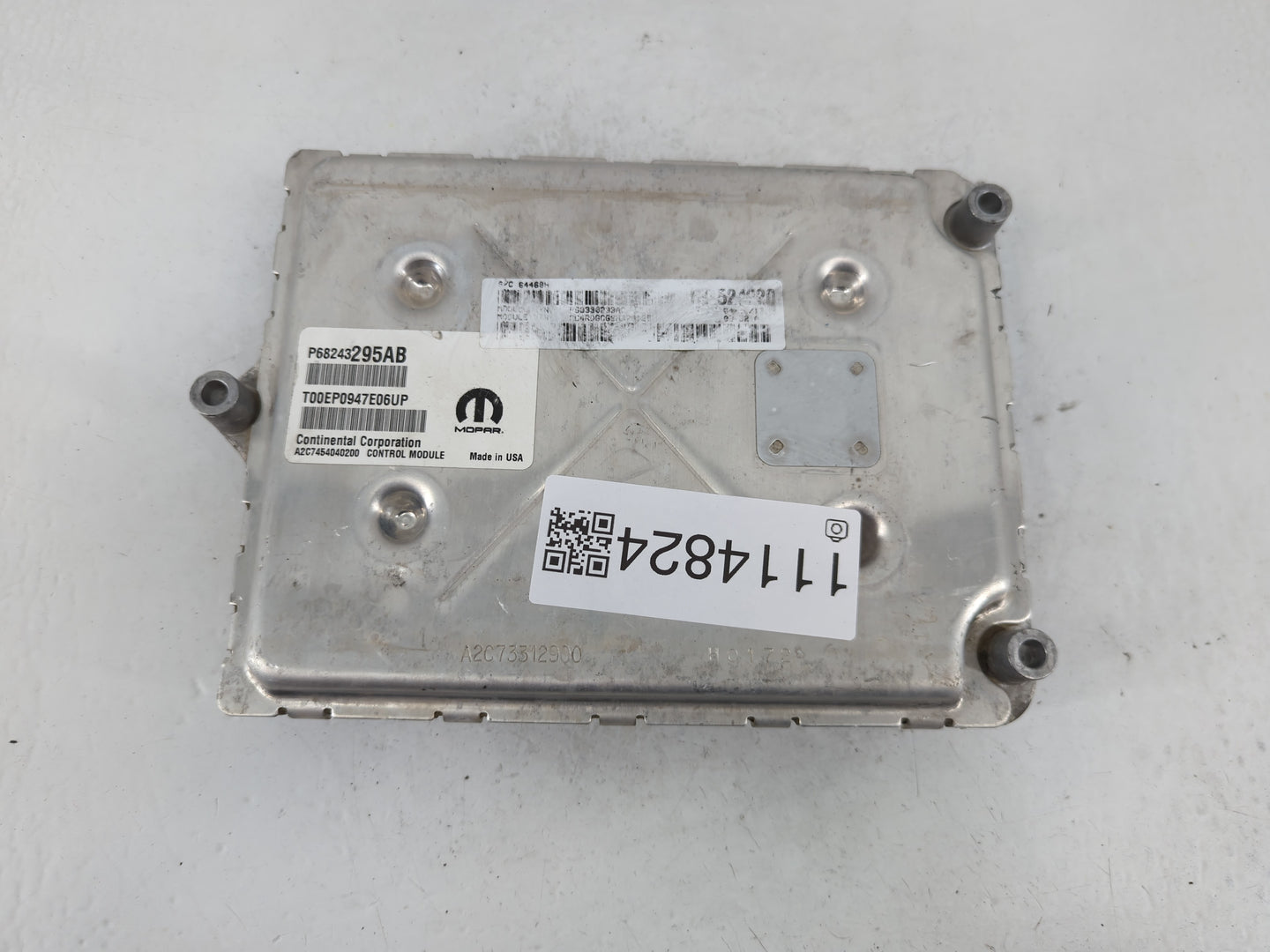 2017 Dodge Caravan PCM Engine Control Computer ECU ECM PCU OEM P/N:P682432295AB Fits Fits 2016 2018 2019 2020 OEM Used Auto 