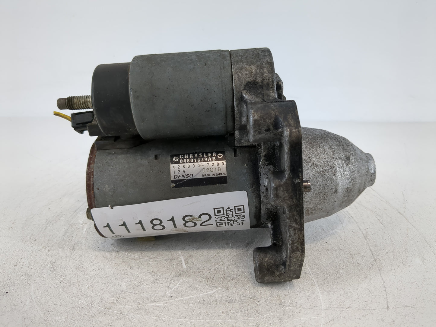 2017 Dodge Caravan Car Starter Motor Solenoid OEM P/N:428000-7200 04801839AB Fits OEM Used Auto Parts - Oemusedautoparts1.co