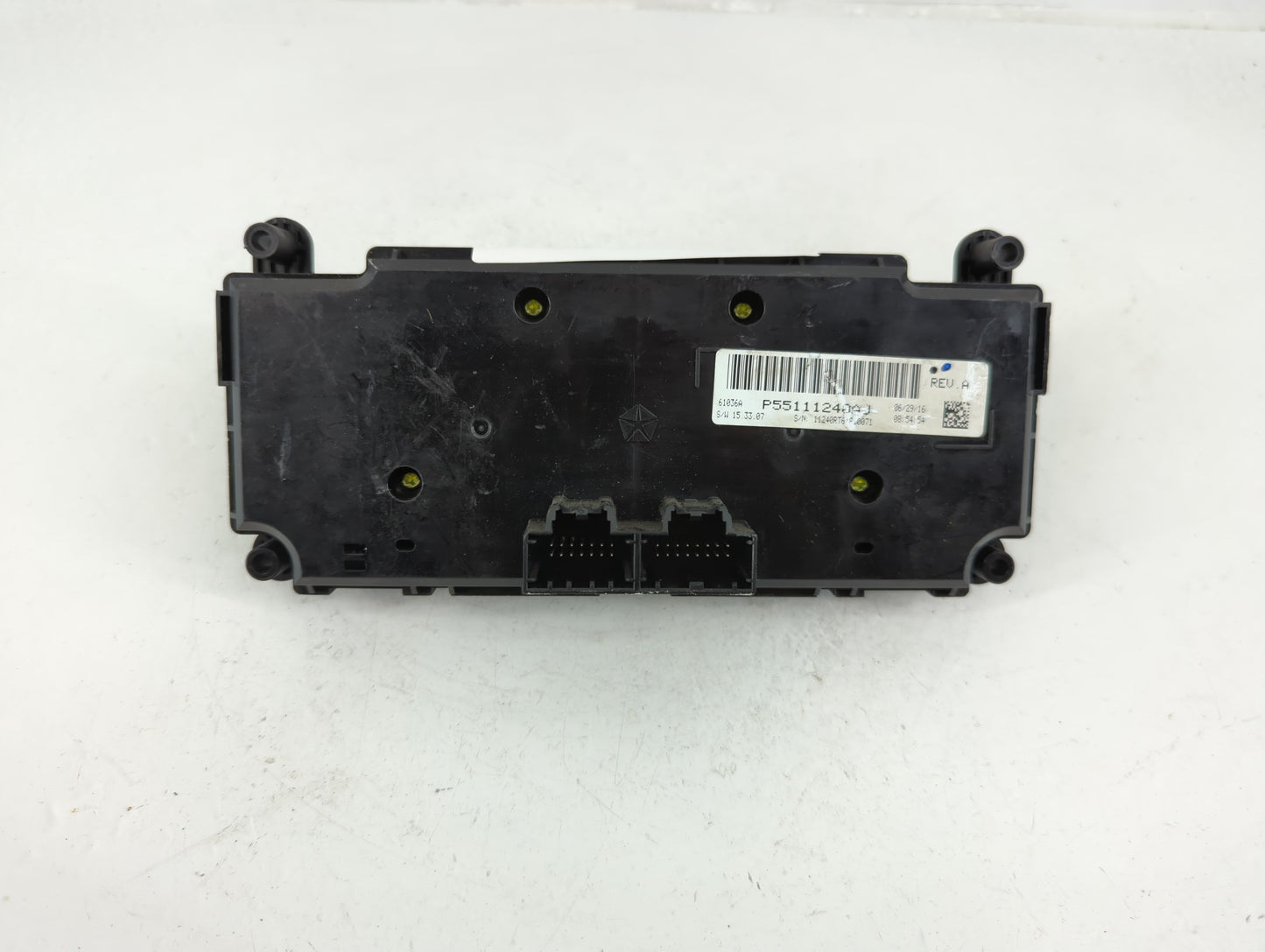 2017 Dodge Caravan Climate Control Module Temperature AC/Heater Replacement P/N:P55111240AJ Fits OEM Used Auto Parts - Oemus