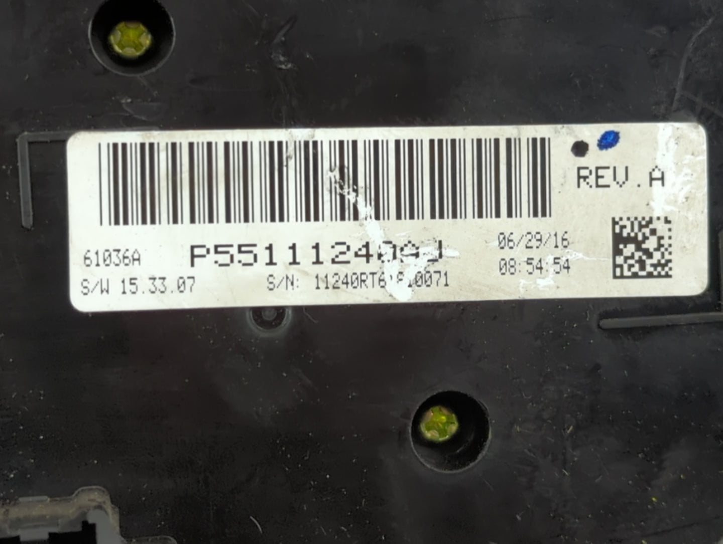 2017 Dodge Caravan Climate Control Module Temperature AC/Heater Replacement P/N:P55111240AJ Fits OEM Used Auto Parts - Oemus