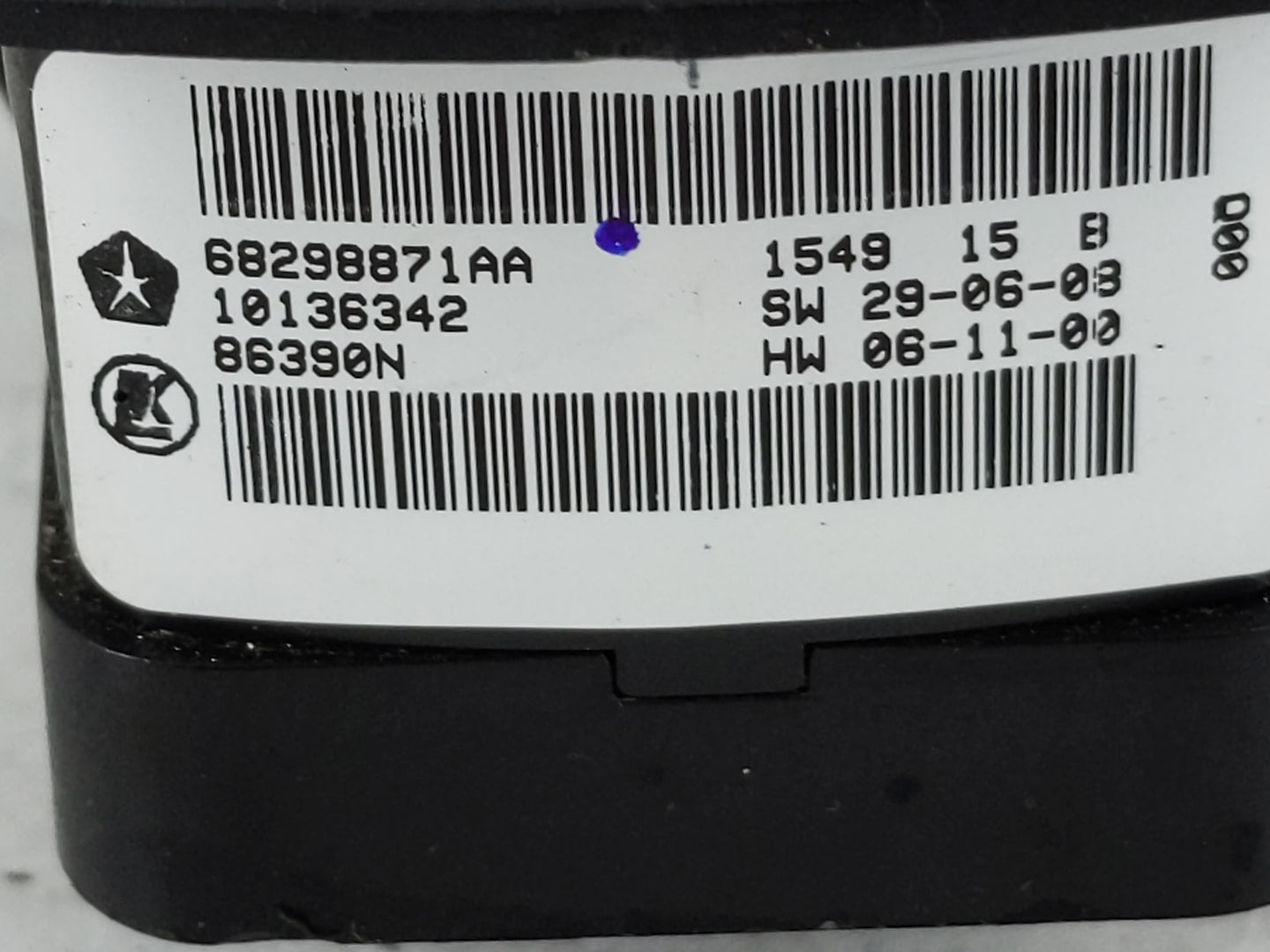 2017 Dodge Caravan Master Power Window Switch Replacement Driver Side Left P/N:68298871AA 68620454AA Fits OEM Used Auto Part