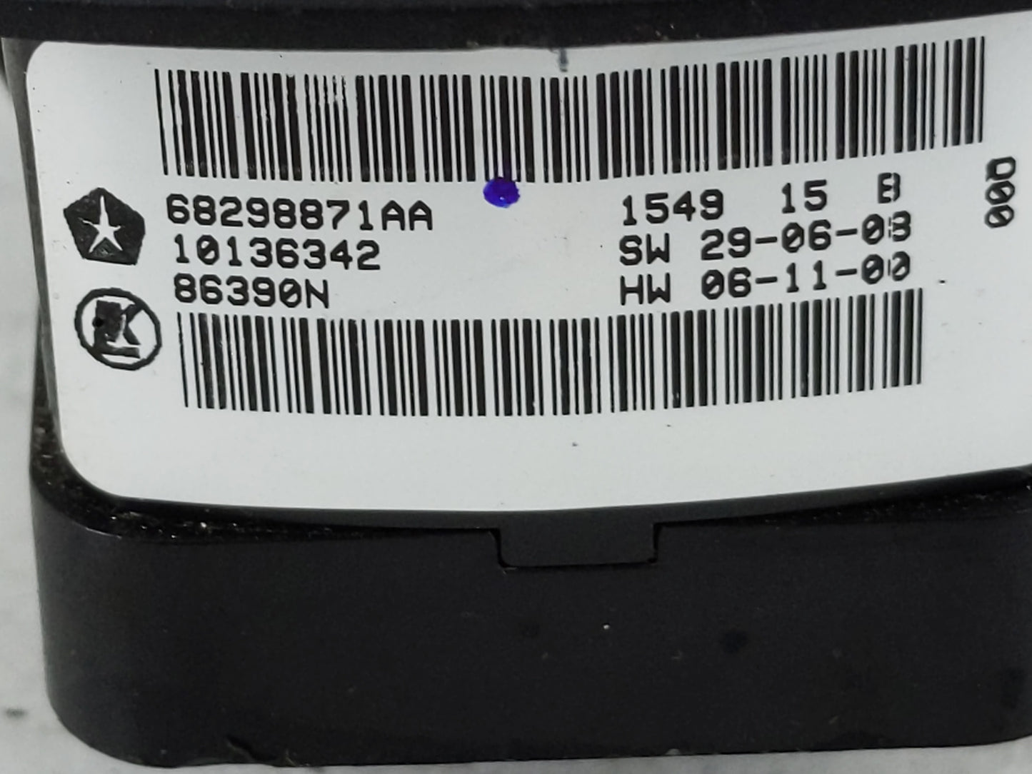 2017 Dodge Caravan Master Power Window Switch Replacement Driver Side Left P/N:68298871AA 68620454AA Fits OEM Used Auto Part