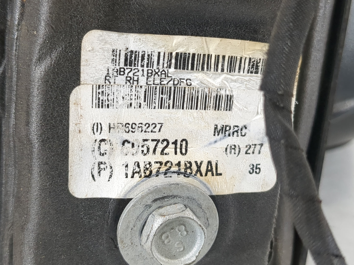 2017 Dodge Caravan Passenger Side View Mirror - Right Door Mirror OEM Used - Oemusedautoparts1.com