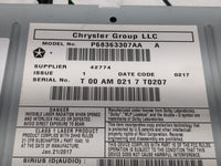 2017 Dodge Caravan Radio AM FM Cd Player Receiver Replacement P/N:P68363307AA Fits Fits 2012 2013 2014 2015 2016 2018 2019 2