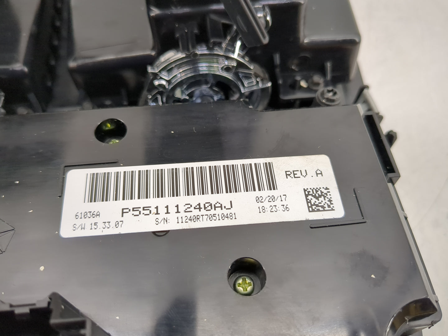 2017 Dodge Caravan Climate Control Module Temperature AC/Heater Replacement P/N:P55111240AJ Fits OEM Used Auto Parts - Oemus