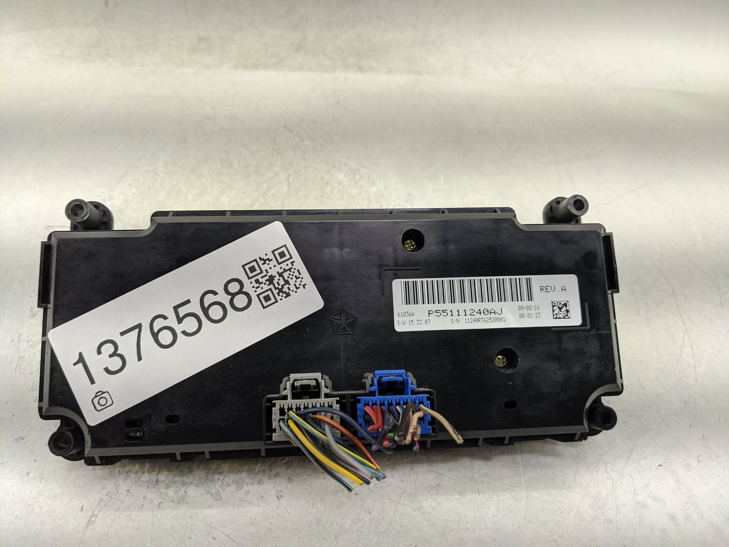2017 Dodge Caravan Climate Control Module Temperature AC/Heater Replacement P/N:P55111240AJ Fits OEM Used Auto Parts - Oemus