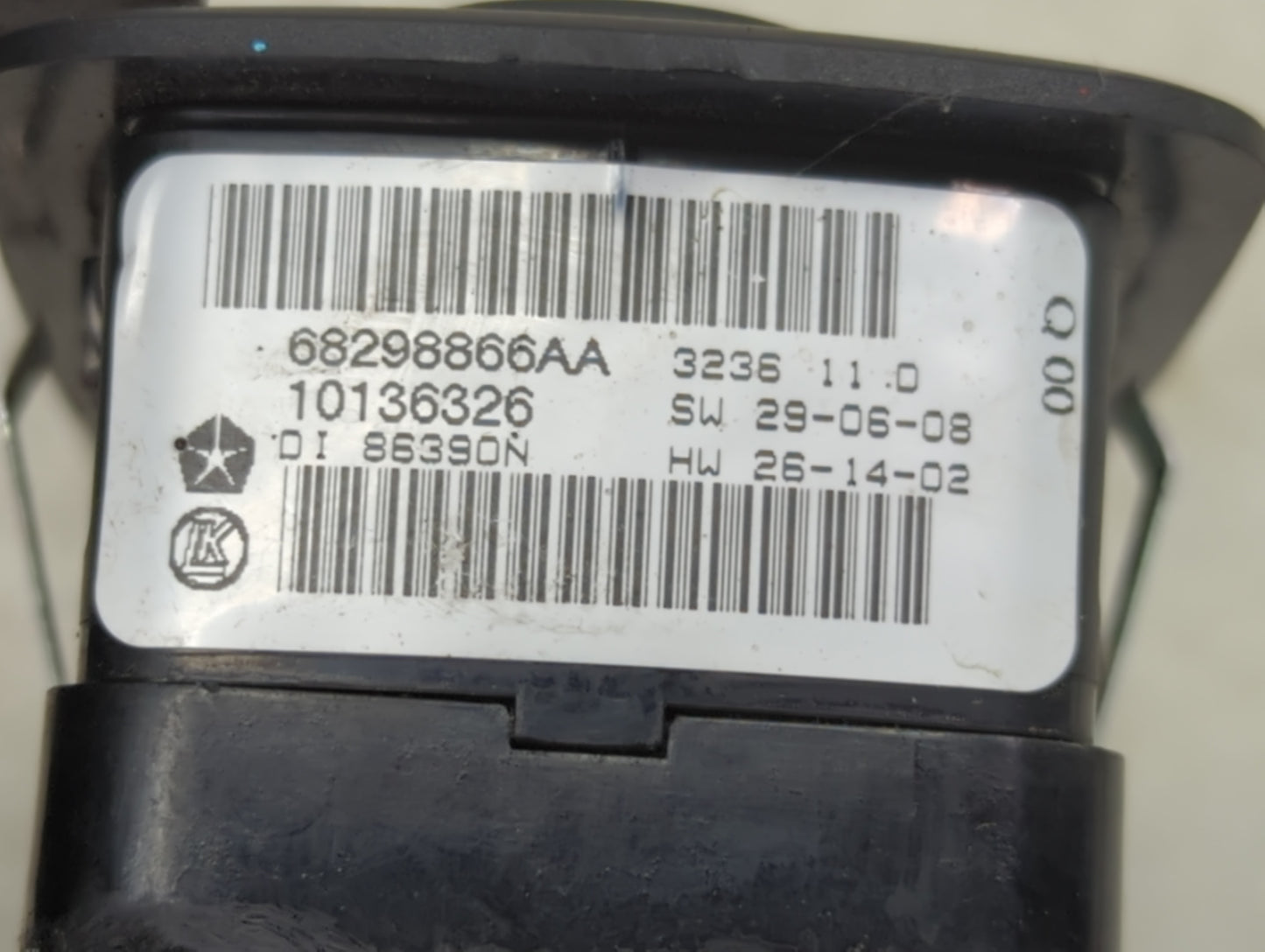 2017 Dodge Caravan Master Power Window Switch Replacement Driver Side Left P/N:10136326 68298866AA Fits OEM Used Auto Parts 