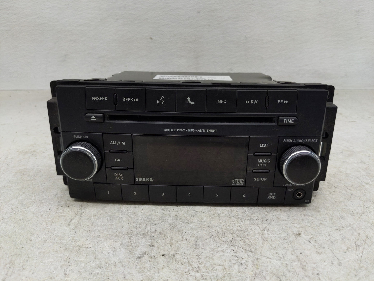 2017 Dodge Caravan Radio AM FM Cd Player Receiver Replacement P/N:05091258AF Fits Fits 2012 2013 2014 2015 2016 2018 2019 20
