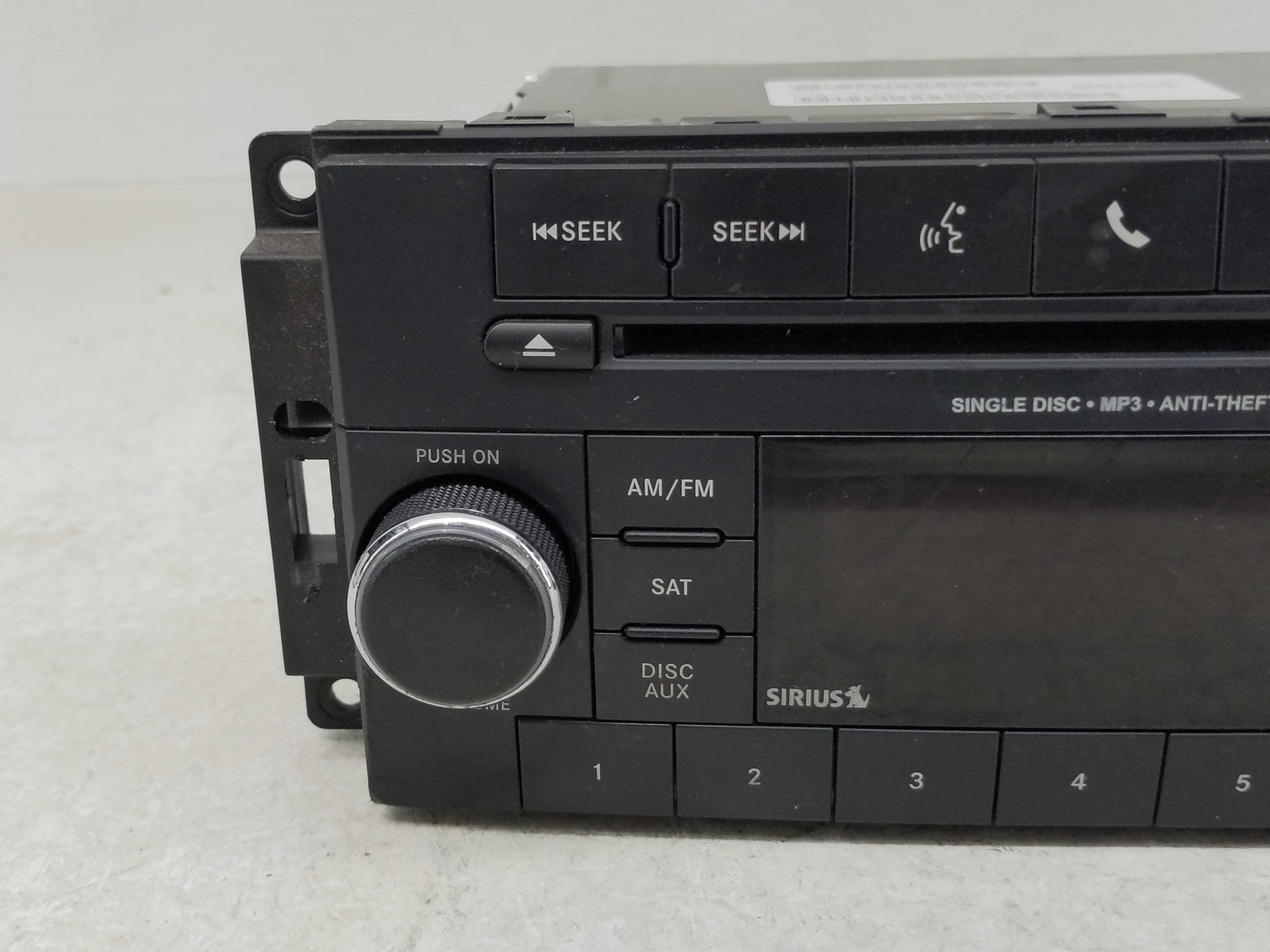 2017 Dodge Caravan Radio AM FM Cd Player Receiver Replacement P/N:05091258AF Fits Fits 2012 2013 2014 2015 2016 2018 2019 20