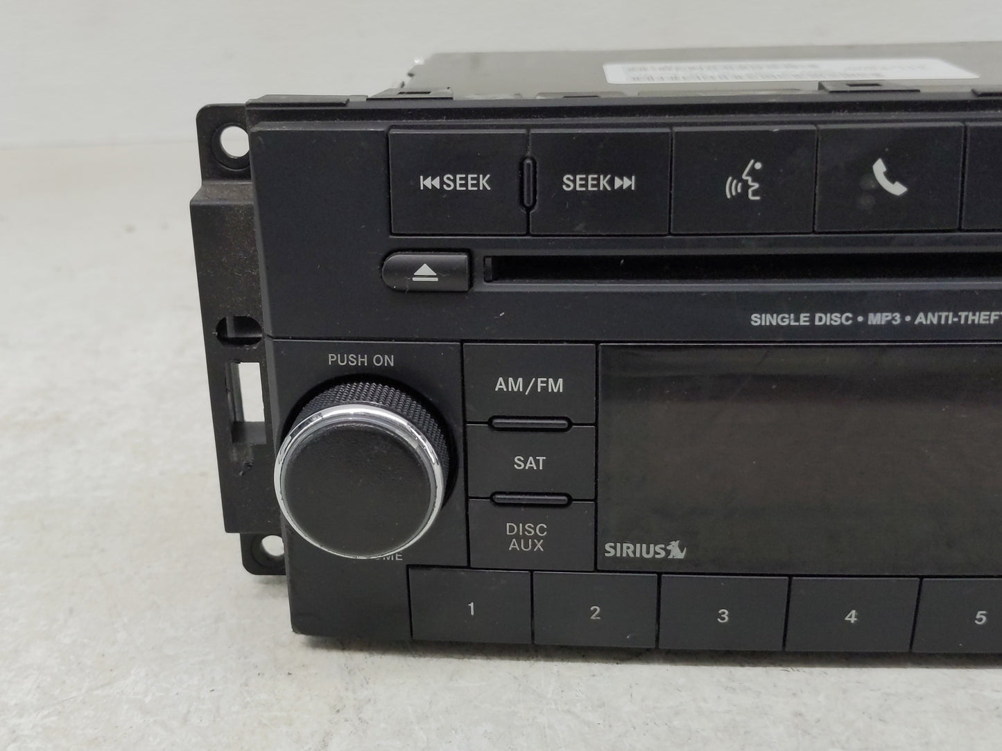 2017 Dodge Caravan Radio AM FM Cd Player Receiver Replacement P/N:05091258AF Fits Fits 2012 2013 2014 2015 2016 2018 2019 20