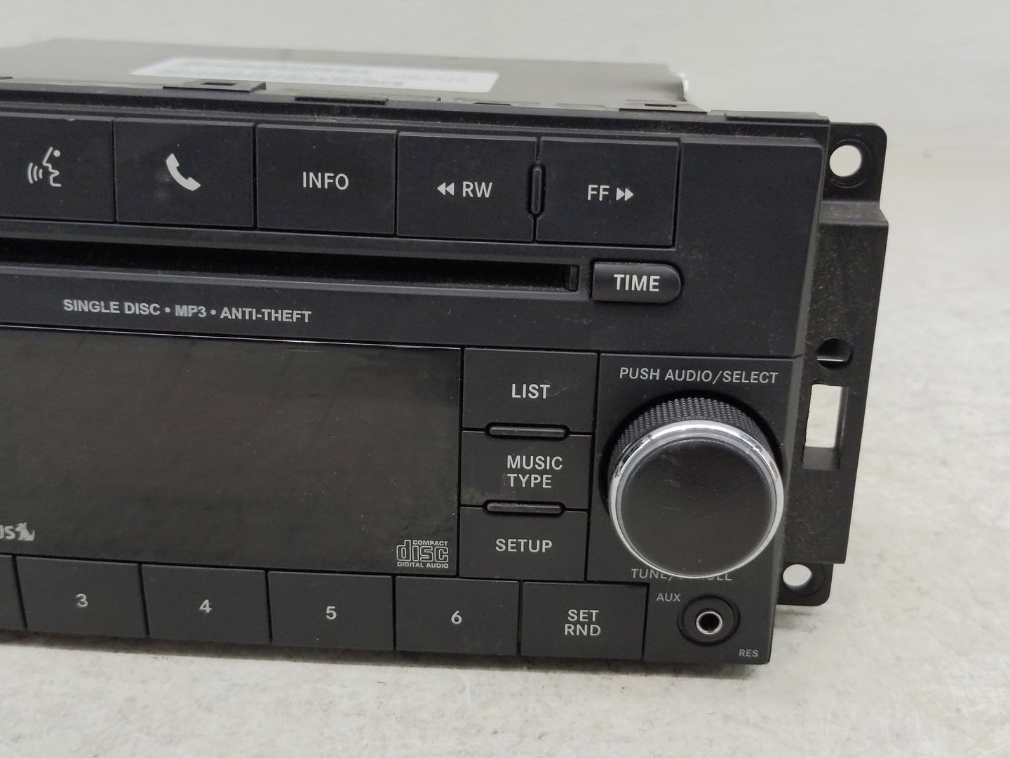 2017 Dodge Caravan Radio AM FM Cd Player Receiver Replacement P/N:05091258AF Fits Fits 2012 2013 2014 2015 2016 2018 2019 20