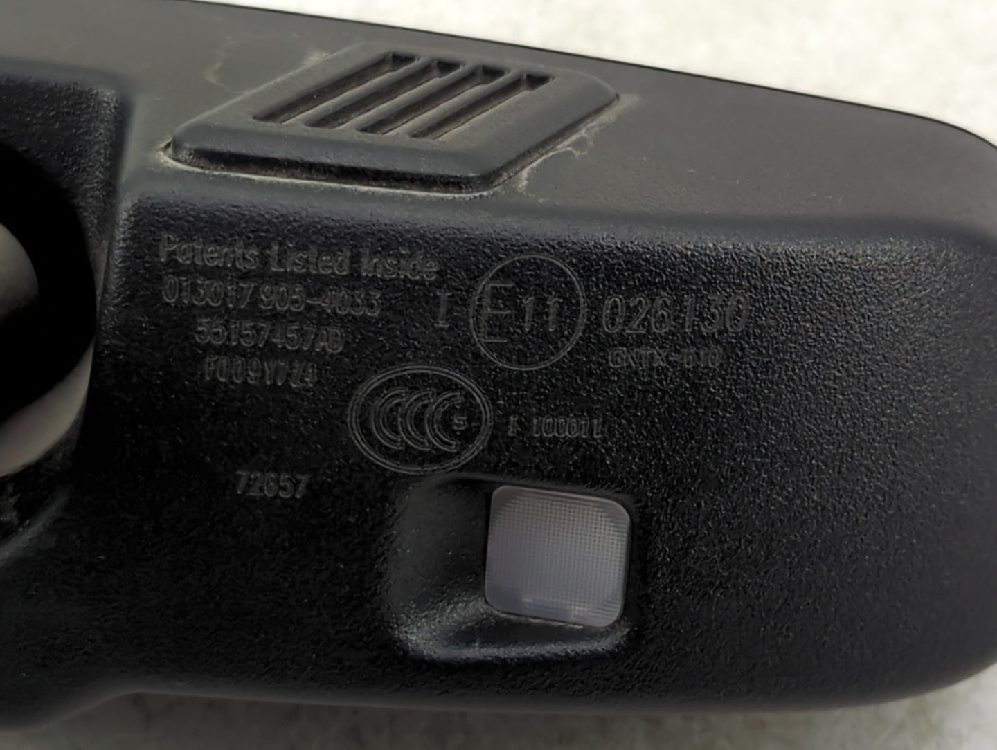 2017 Dodge Caravan Interior Rear View Mirror Replacement OEM P/N:55157457AD Fits Fits 2013 2014 2015 2016 OEM Used Auto Part
