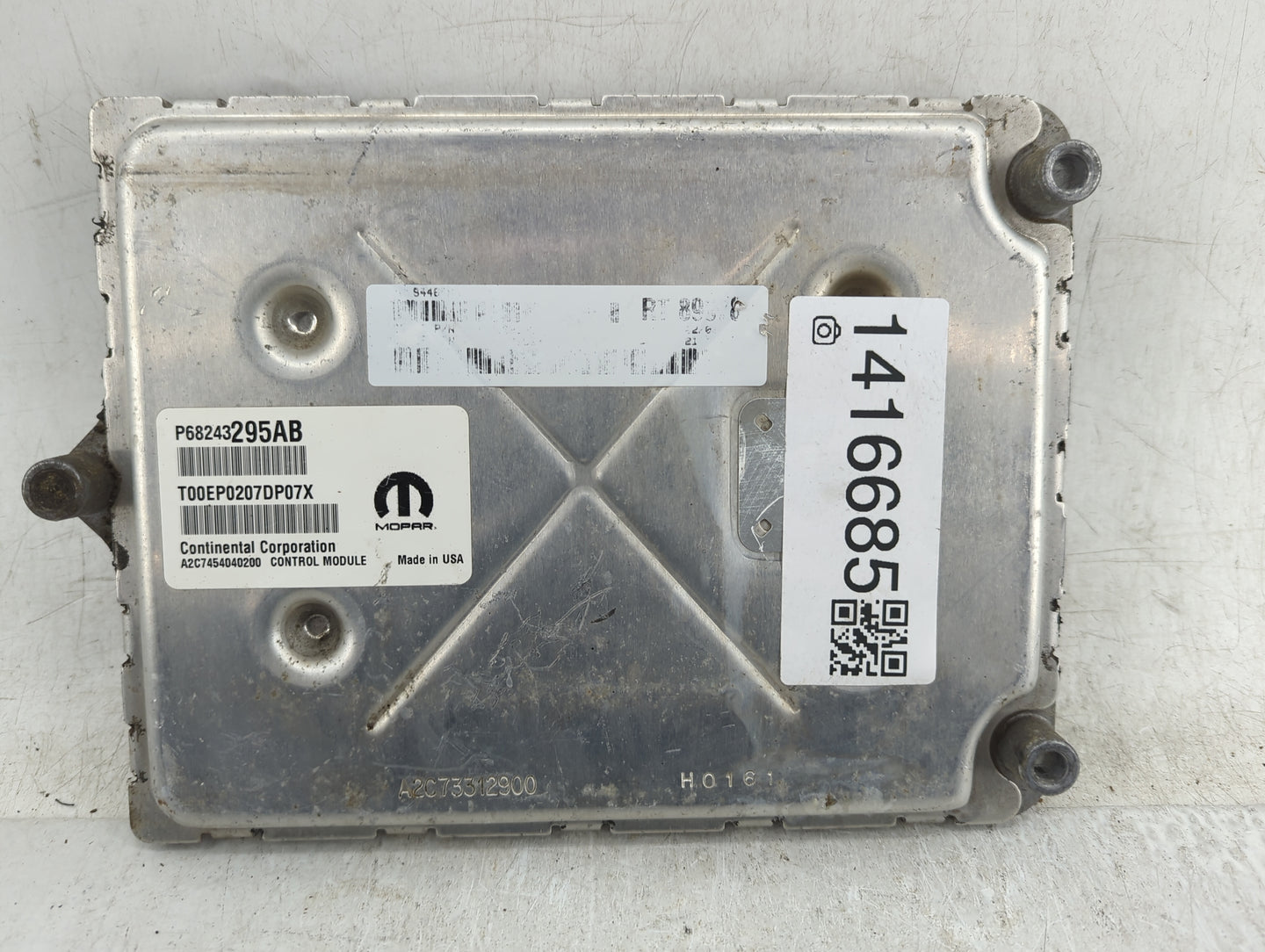2017 Dodge Caravan PCM Engine Control Computer ECU ECM PCU OEM P/N:P68243295AB Fits Fits 2016 2018 2019 2020 OEM Used Auto P