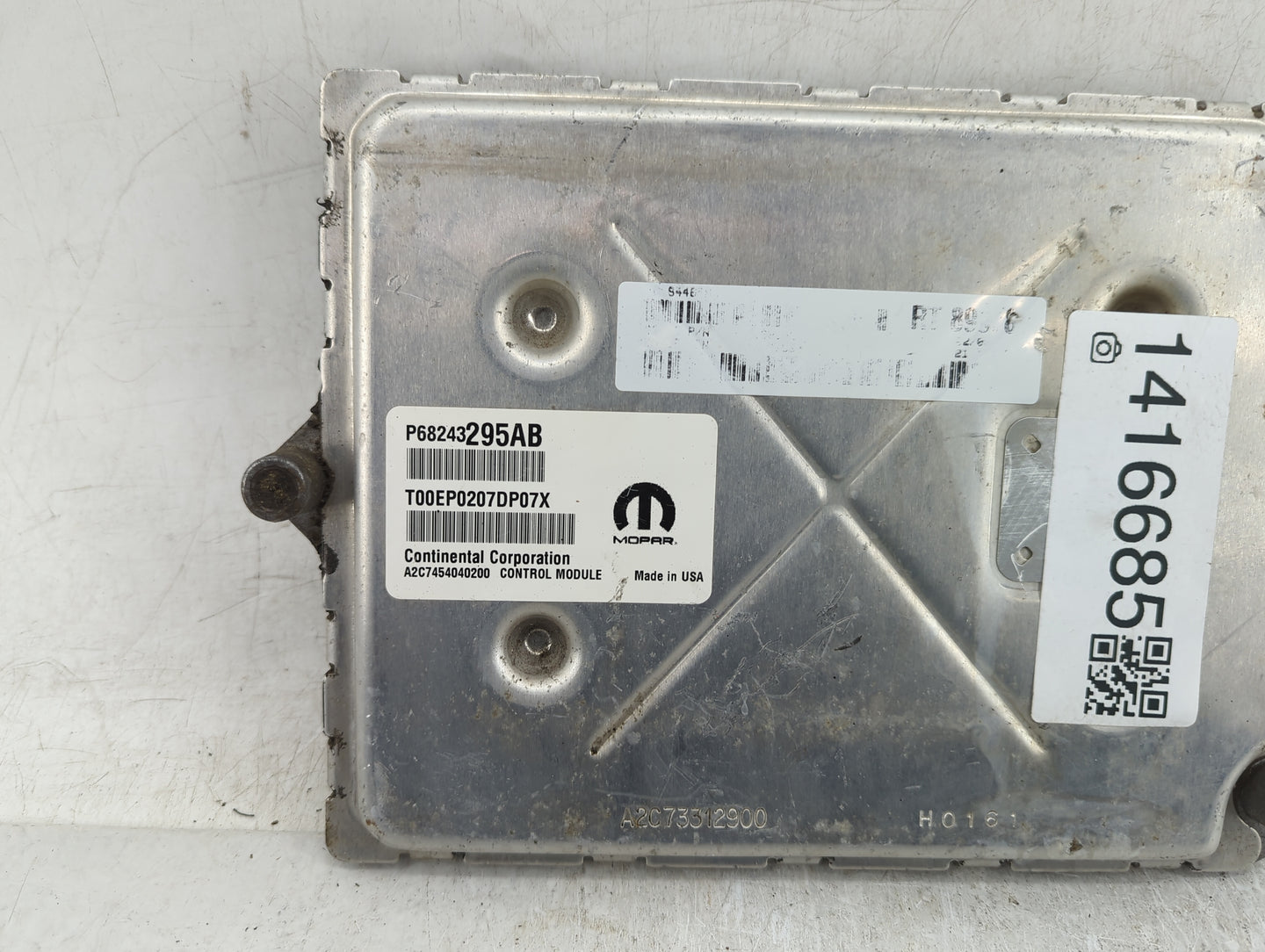 2017 Dodge Caravan PCM Engine Control Computer ECU ECM PCU OEM P/N:P68243295AB Fits Fits 2016 2018 2019 2020 OEM Used Auto P