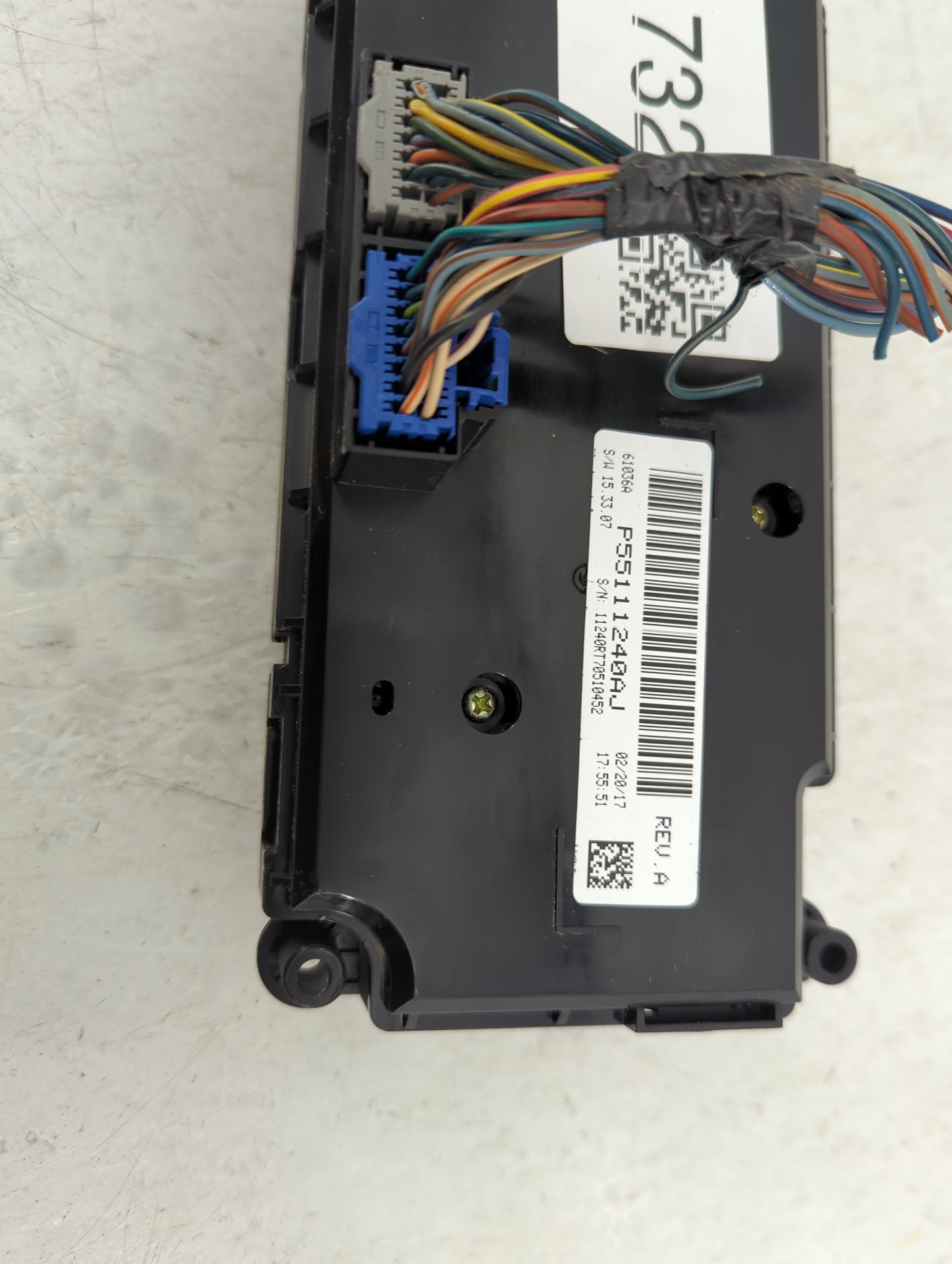2017 Dodge Caravan Climate Control Module Temperature AC/Heater Replacement P/N:P55111240AJ Fits OEM Used Auto Parts - Oemus