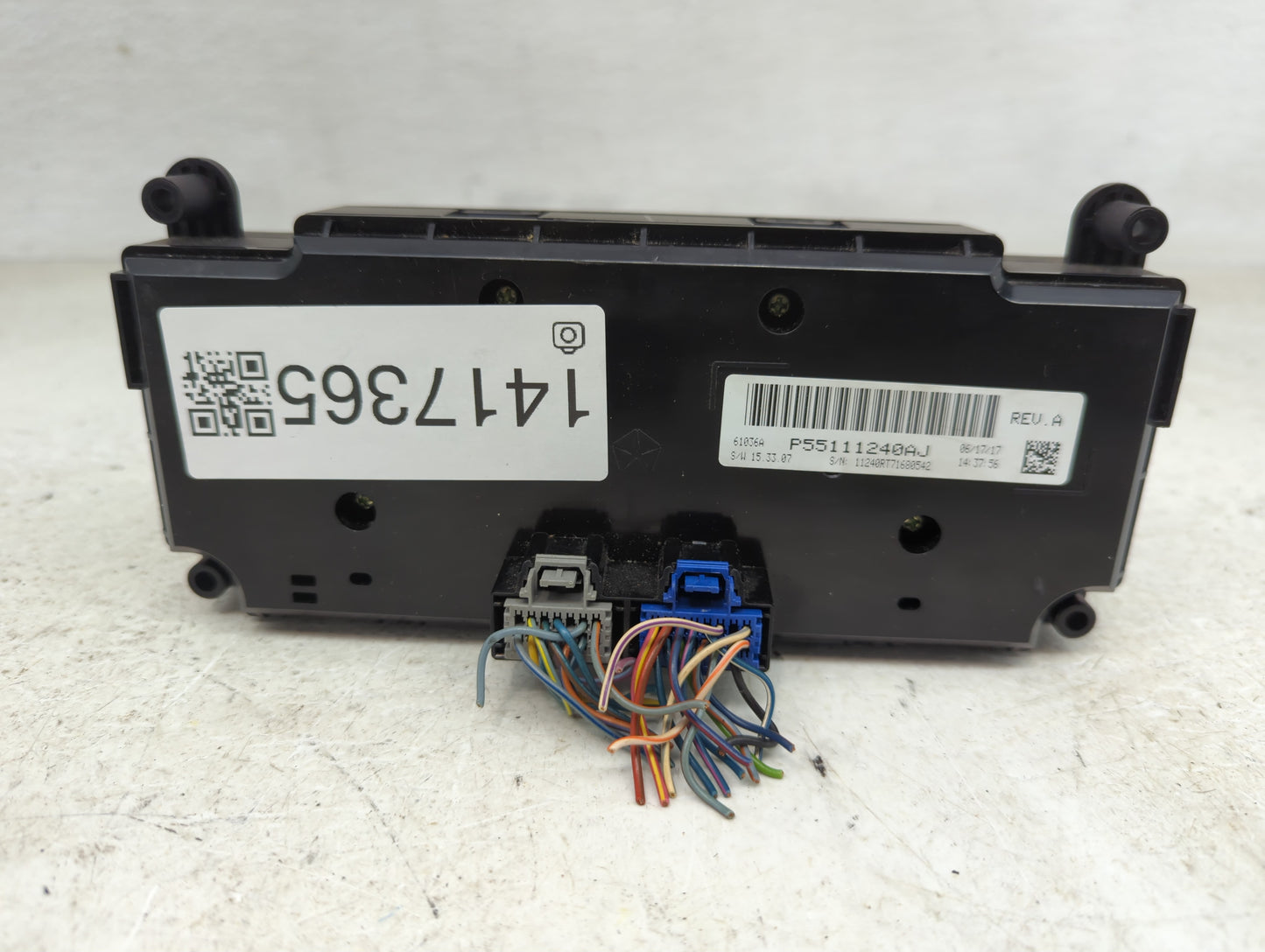 2017 Dodge Caravan Climate Control Module Temperature AC/Heater Replacement P/N:P55111240AJ Fits OEM Used Auto Parts - Oemus